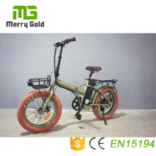 Hot Sell Fat Tyre 20 Inch Folding Electric Bicycle with Samsung Lithium Battery